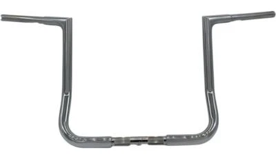 Fat Baggers Inc 1-1/4 EZ Instalación Manillar Superior Plano Cromo 14 pulgadas Elevación Harle... Foto 1 de 2