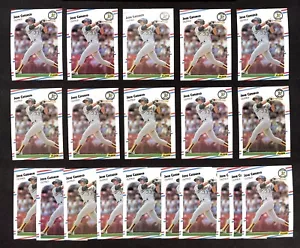 Lote de tarjetas de béisbol de atletismo Fleer #276 1988 José Canseco 20ct 2202D - Imagen 1 de 1