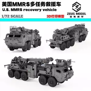 3D Printed 1/72/87/144 US Army MMRS Multi-Mission Rescue Vehicle Model Kit - Picture 1 of 10