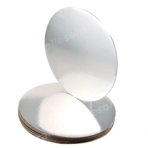 16" Silver Round Coated Cakeboard 25 ct. - Picture 1 of 7