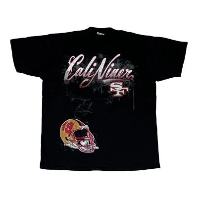 Camiseta San Francisco 49ers Talla 3XL Camiseta Alta Y2K Tachonada Vintage Hiphy Foto 1 de 4
