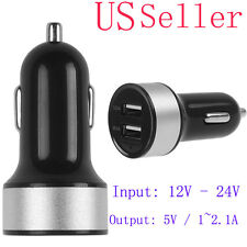 2-Ports Mini Dual USB Car Charger 2.1A+1A Adapter for Cigarette Lighter Socket
