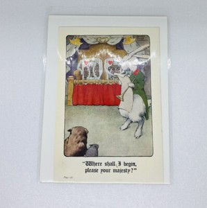 Alice’s Adventure in Wonderland White Rabbit Magician Cards Art Print Picture P1