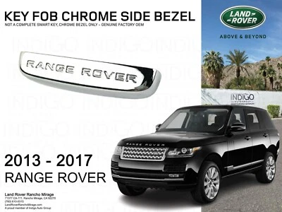 Range Rover Smart Key Remote Fob Side Chrome Bezel Genuine LR050787 Foto 1 de 2