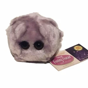 Giant Microbes Kissing Disease Mono NEW 4” Plush Purple (no Beans) NWT Gifting! - Picture 1 of 9