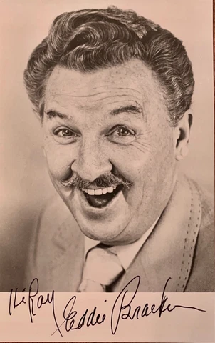 EDDIE BRACKEN : AMERICAN COMEDY STAR AND FILM ACTOR GENUINE AUTOGRAPHED PHOTO Cover