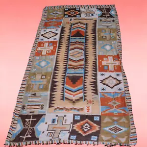 Southwestern Print Sheer Cloth Boho\ Scarf Shawl Coverup Tapestry Art 70"x36" - Picture 1 of 14