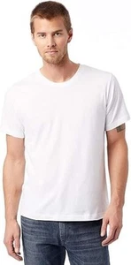 Alternative Apparel 01070C Go-To Tee – Men's Shirt - White - Medium M - Picture 1 of 5