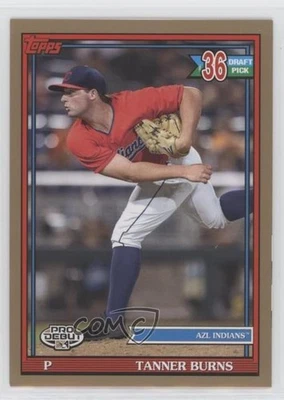 2021 Topps Pro Debut Gold /50 Tanner Burns #PD-180 - Image 1 of 2