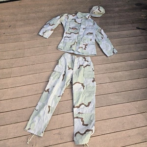US Air Force Field Coat/Shirt, Pants And Hat Size- (Medium *Long*) Desert Camo  - Picture 1 of 12