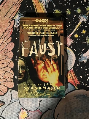 Jan Svankmajer's Faust (Zeitgeist Films / Kino Video, VHS, 1999) ULTRA RARE!!! - Image 1 of 4