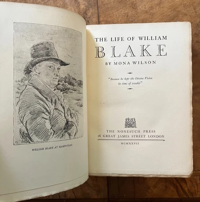 The Life of William Blake Nonesuch Press Limited Edition No 288 / 1480 - Image 1 of 2