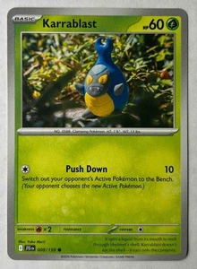 2025 Pokemon Gaming SV Journey Together - JTG EN Karrablast #009/159 - Picture 1 of 2
