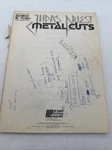 Judas Priest Metal Cuts Guitar Notes And Tab Book Authentic Record Transcription - Picture 1 of 15