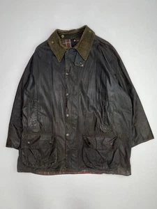 BARBOUR BEAUFORT WAXED JACKET BLUE C46 L/XL - Imagen 1 de 6