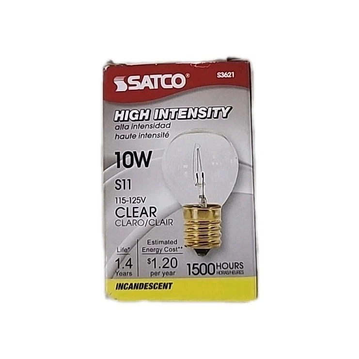 19 Satco 10S11/N - S3621 10W High Intensity Display Sign Medium Base 1500 Hours - Image 1 of 4