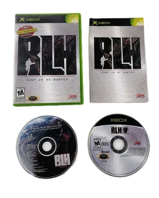RLH Run Like Hell Microsoft XBox 2003 CIB Manual Interplay Reg Card Soundtrack - Image 1 of 4