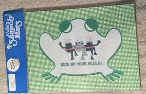 Millie's Shapely Mats Kick Up Your Heels Rana Punto de Cruz Kit de Lona de Plástico - Imagen 1 de 3