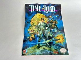 Time Lord Nintendo NES Original Poster ONLY (No Game)