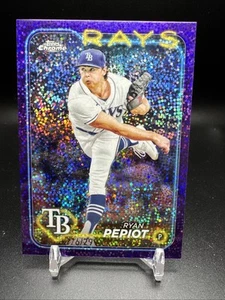 2024 Topps Chrome Magenta Speckle Refractor #128 Ryan Pepiot /299 - Picture 1 of 2