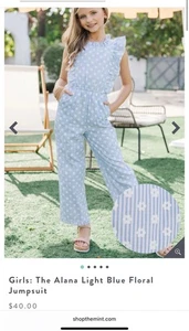 Shop The Mint Girls Jumpsuit 12/14 - Picture 1 of 5
