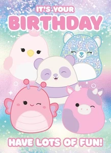 Squishmallows Birthday Card - Picture 1 of 1