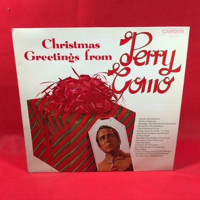 Christmas Greetings From Perry Como 1972 UK VINYL LP Winter Wonderland White T - Image 1 of 4