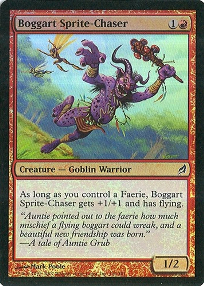 MTG - Lorwyn - Boggart Sprite-Chaser - 2X - Foil - NM - Image 1 of 1