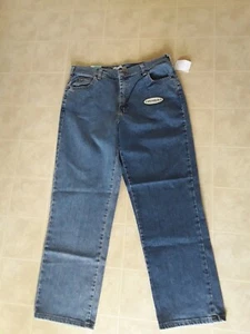 Misses Lee Stretch Jeans. 10 Short. 99% Cotton/ 1% Spandex. Relaxed Straight Leg - Picture 1 of 4
