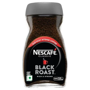 Nescafe Classic Black Roast Instant Coffee, 90g Jar, Rich & Dark Coffee Powder - Picture 1 of 4