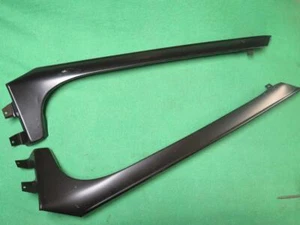 2 CUBIERTA EXTERIOR DE METAL PARABRISAS DELANTERO POSTE PILAR 1966-67 CHEVELLE ELCAMINO - Imagen 1 de 1