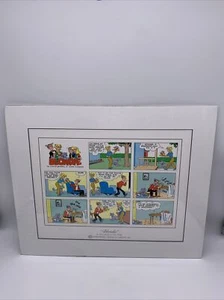 BLONDIE International Museum of Cartoon Art PRINT  15" X 19" with COA 35 of 2500 - Picture 1 of 6