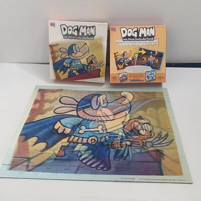  Rompecabezas Lenticular 3D Aventura Hombre Perro 100 Piezas Juegos Universitarios Completos  Foto 1 de 4