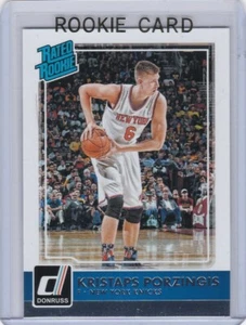 TARJETA DE NOVATO KRISTAPS PORZINGIS 2015 Donruss RATED RC Baloncesto NY Knicks ¡MAVS! - Imagen 1 de 2