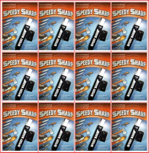 (12er-Pack) ""The Original"" Speedy Sharp Hartmetallschärfer, Messerschärfer, schwarz - Bild 1 von 1