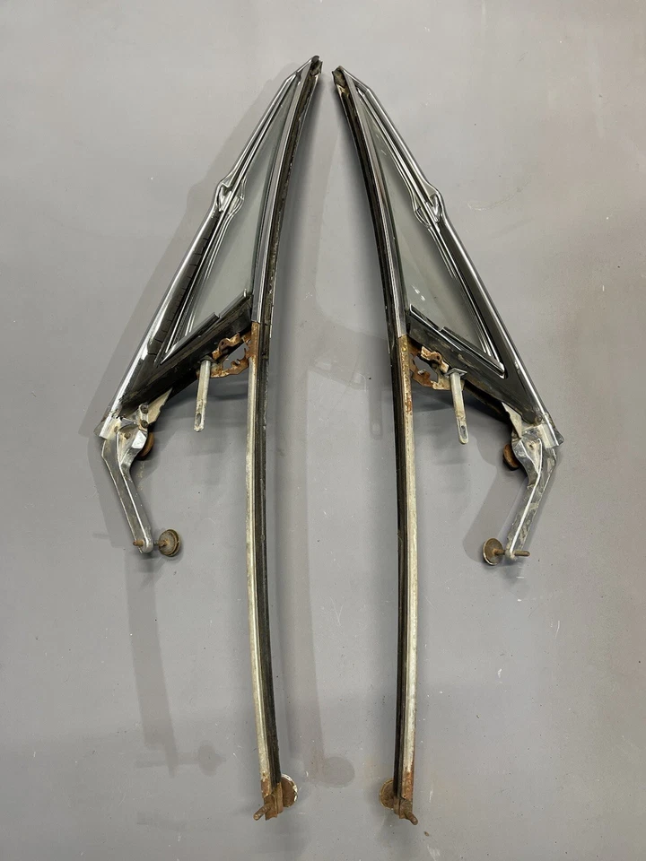 1965-1968 Impala Cadillac Fleetwood Buick Electra 4 Door Vent Window Glass Frame - Image 1 of 4