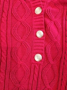 Girl’s Sweater/hoodie Size 16 XL Cable Knit THAILAND VGC Gorgeous GREENDOG brand - Picture 1 of 11