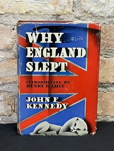 Why England Slept John F Kennedy First Edition 1940 Funk Hardcover 1st Printing - Picture 1 of 24