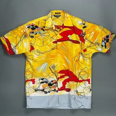 Camisa de manga corta con gráficos imprescindibles Koman Scooter Riders Koman Scooter True Vintage años 90 mediana Foto 1 de 4