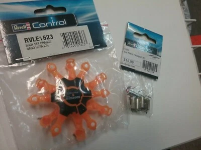 JUEGO DE CARROCERÍA DRONE HEXAGONAL REVELL NANO MOTORES NARANJA RVLE1623 RVLE1620 NUEVO Foto 1 de 3