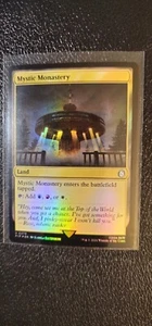 MTG Mystic Monastery Foil 0275 Fallout PIP Magic - Picture 1 of 2