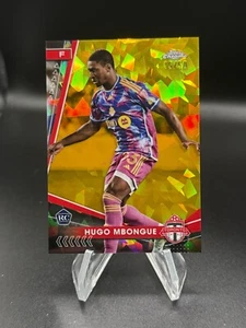 2024 Topps Chrome MLS Sapphire Gold /50 Hugo Mbongue #130 Rookie RC - Picture 1 of 2