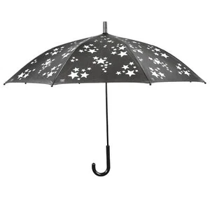 Grande Bambini Ombrello Con Riflettore Stellea Nero Con Luminoso Stellea - Foto 1 di 5