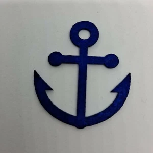 Anchor Applique Sew On Patch Felt scrapbook craft - Picture 1 of 6
