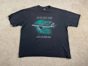 Vintage Soffe Choice T-Shirt Mens 2XL RC-135 Rivet Joint Offut Airforce Black - Picture 1 of 11
