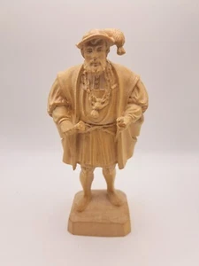 detaillierte geschnitzte Holzfigur - ein Man - Bürgermeister - H 19 cm - Bild 1 von 15