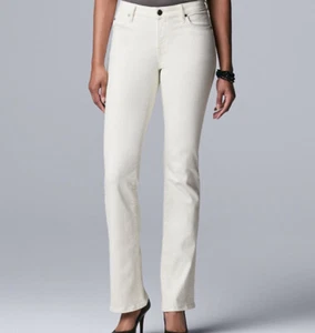 •Simply Vera Vera Wang Bootcut Jeans Size 14 Short - Picture 1 of 4