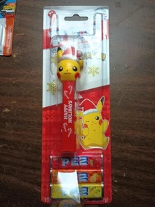 2024 POKEMON PIKACHU EXCLUSIVE HOLIDAY PEZ DISPENSER WITH PEZ-MOMC - Picture 1 of 1