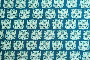 Reading Nook by Sarah Wattsalott for Ruby Star Society 1/2 yd Cat Fabric - Picture 1 of 1