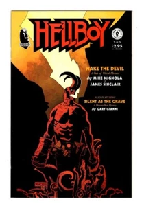 HELLBOY WAKE THE DEVIL 5 of 5 (9.0) 1996 HELLBOY ANUNG UN RAMA, SPROUTS HORNS * - Picture 1 of 2